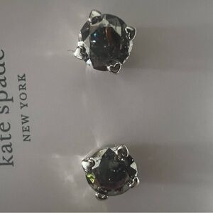 Kate spade black earrings never used
